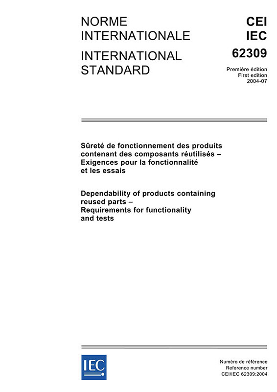 Cover IEC 62309:2004